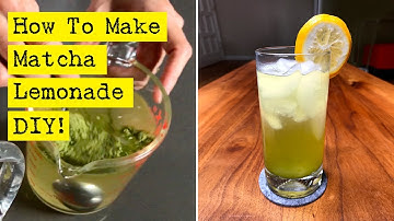 How To Make Matcha Lemonade - Easy, healthy and refreshing!
