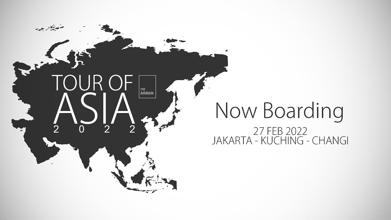 FSX | IVAO | Day 1: Jakarta 🇮🇩 - Kuching 🇲🇾 - Changi 🇸🇬 | Tour of Asia 2022 | Boeing 737-800