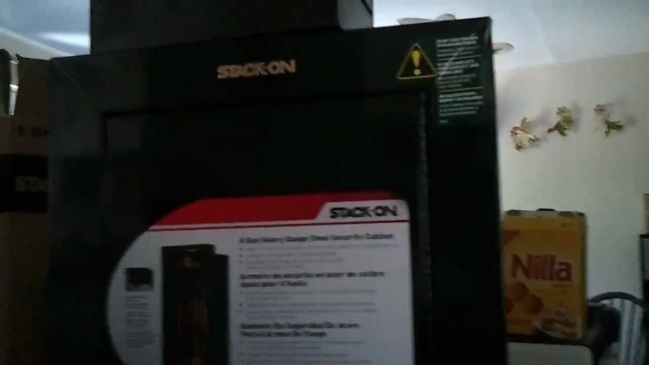 Stack On 8 Gun Steel Security Cabinet Youtube