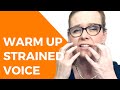 10 Minute Vocal Warm Up For a Strained Voice