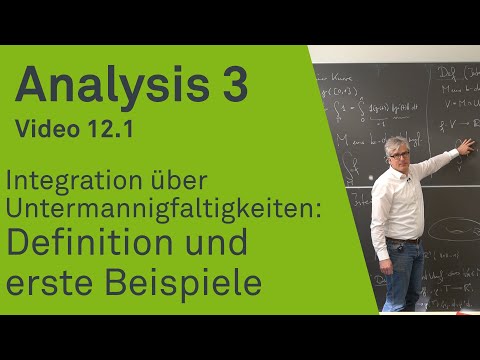 Integration über Untermannigfaltigkeiten: Definition und erste Beispiele | Analysis 3 | Video 12.1