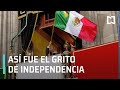 El presidente Andrés Manuel López Obrador da el Grito de Independencia desde Palacio Nacional