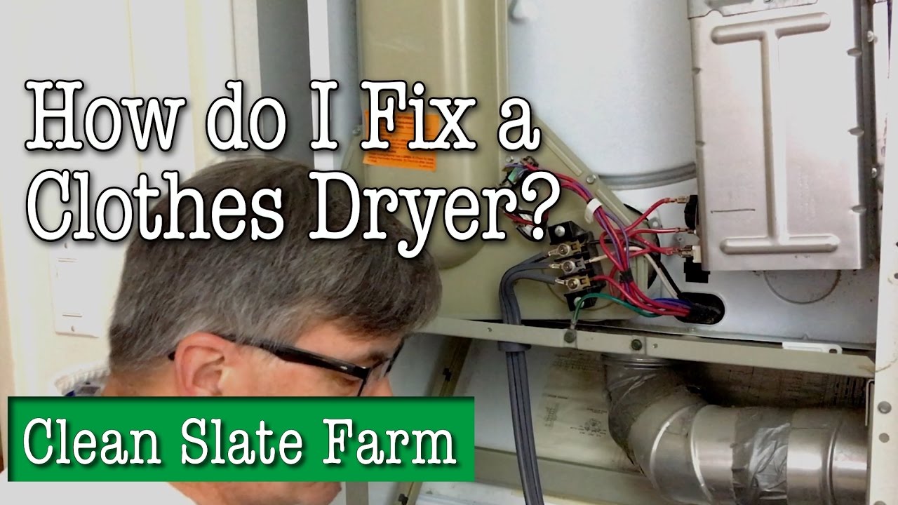 How to fix a Clothes Dryer YouTube