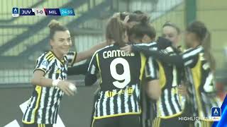 Juventus-Milan 2-1 | Ma che meraviglia Cantore!!! | #serieafemminile eBay