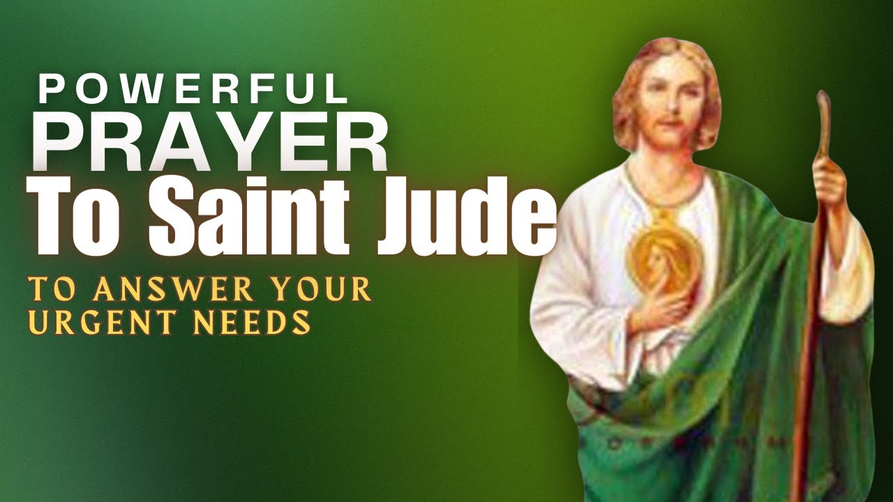 THE MIRACULOUS NOVENA TO SAINT JUDEPRAYERS ANSWERED YouTube