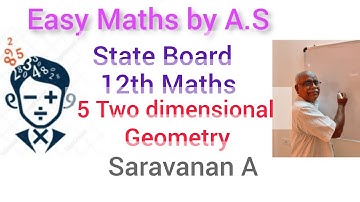 XII Maths-EM V1 Chapter 5, Two Dimensional Analytical Geometry-II.
