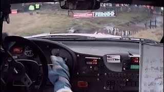 1993 Network Q RAC Rally, in-car with Kankkunen and Grist - SS2 Weston Park (4.10km)
