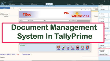 Document Management System in TallyPrime & Tally.ERP9