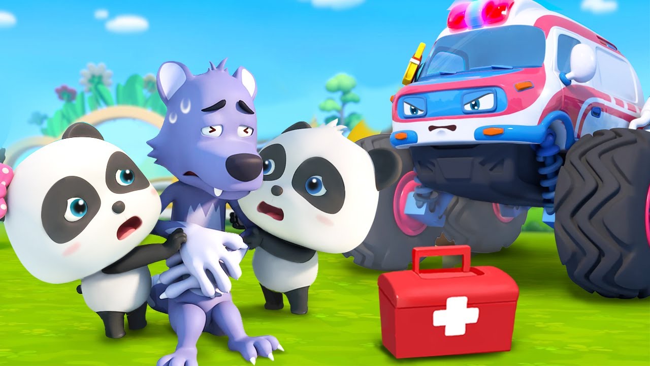 O Lobo e a Super Ambulância e Mais Músicas | Super Carro | Historinhas e Músicas Infantis | BabyBus