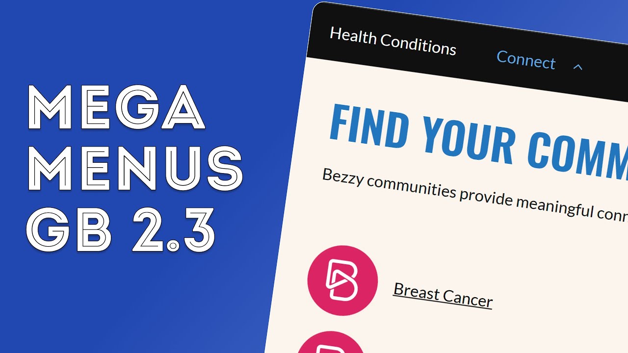 How to Create a Mega Menu in GenerateBlocks