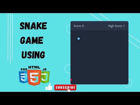 Create Snake Game Using HTML | CSS and JavaScript Tutorial # ...