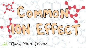 Common Ion Effect