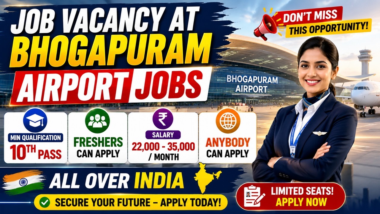 rewrite this title Bhogapuram Airport Jobs 2026 | 10th Pass | Freshers Can Apply | Ap Jobs | Telugu Job Search rewrite this title Bhogapuram Airport Jobs 2026 | 10th Pass | Freshers Can Apply | Ap Jobs | Telugu Job Search