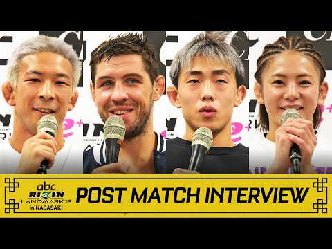 abc presents RIZIN LANDMARK 16 in NAGASAKI 試合後インタビューまとめ2