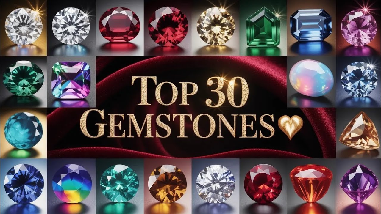 Top 30 High Quality Gemstone You Should Know| We are