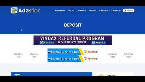 Complete Deposit and Vindax Trading Video
