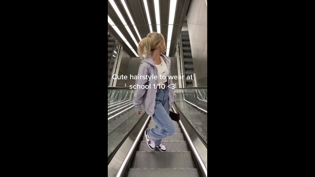 Cute Hairstyle To Wear At School
