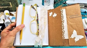 Pt 1: YOU AND ME & A PAPER BAG! Easy Junk Journal Tutorial with a Paper Bag! The Paper Outpost