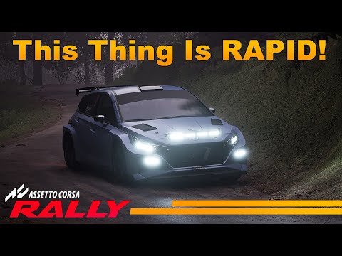 Assetto Corsa Rally Run Into The Night | Hyundai i20N Rally2 at Munster Montee
