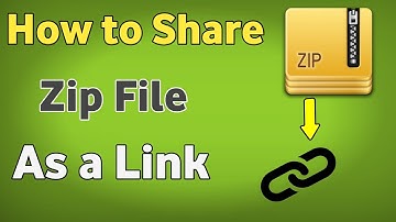 How to share zip file link | zip file ka link kaise banaye laptop me