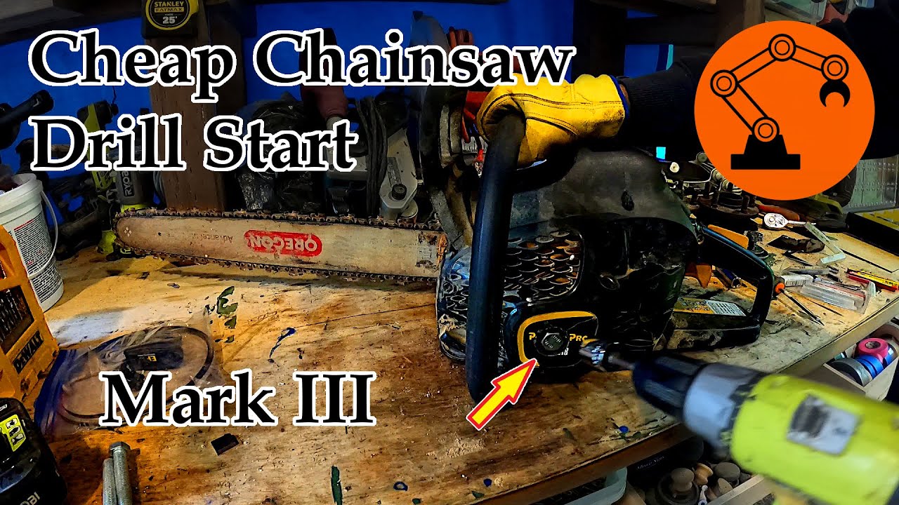 Harbor Freight Chainsaw Electric Start Mark III YouTube