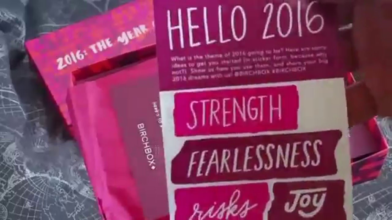 Birchbox Subscription Unboxing #2 – January 2016