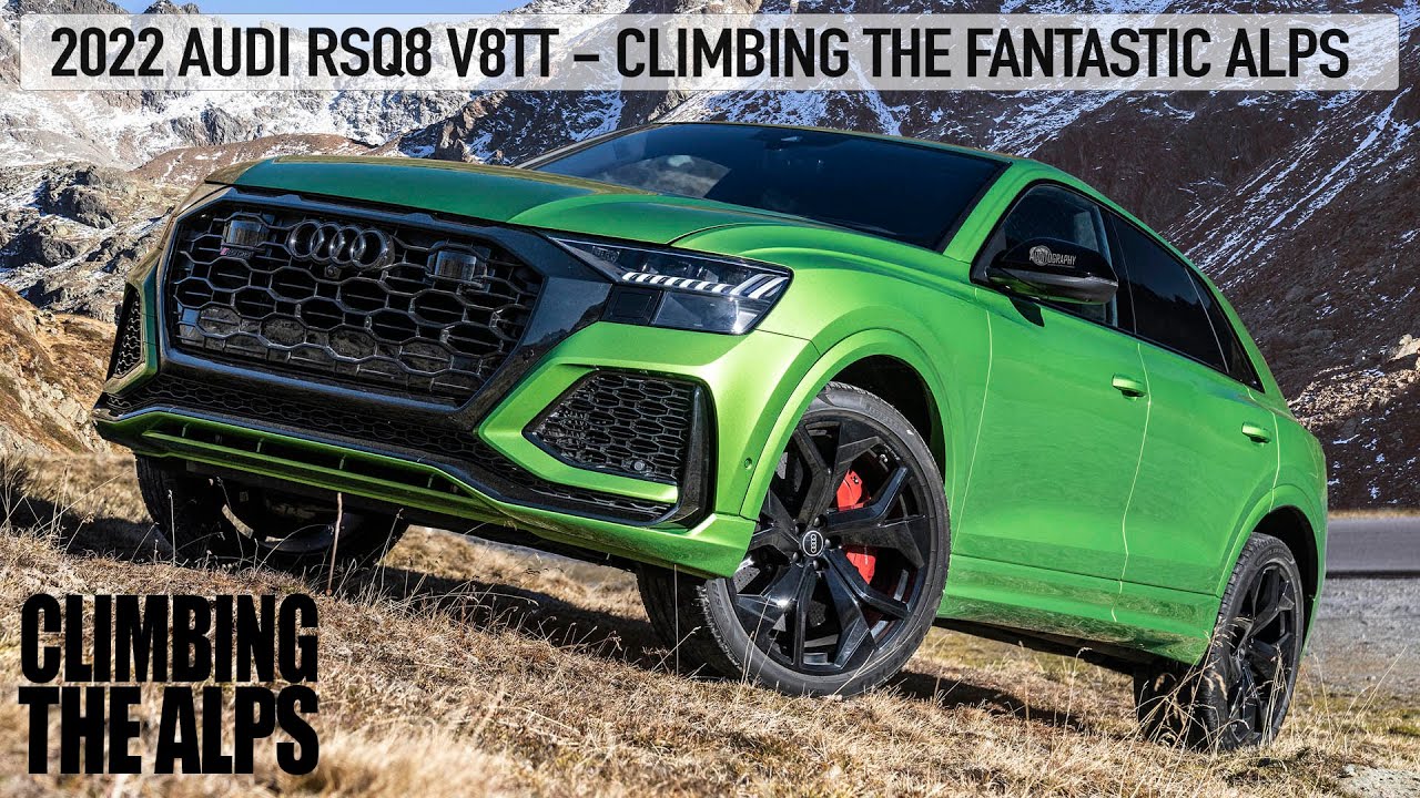 CLIMBING THE ALPS IN THE 2022 AUDI RSQ8 V8TT - THE MIGHTY SUV GOES