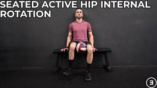 Seated Active Hip Internal Rotation