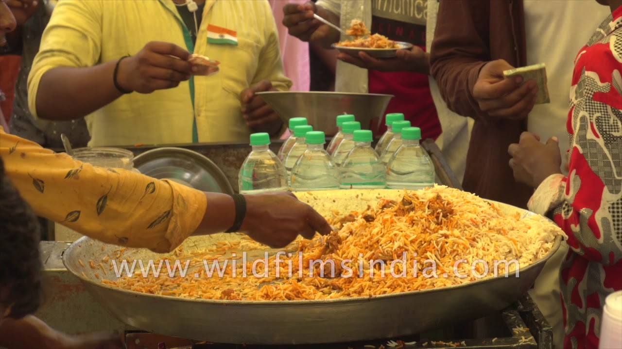 street food cinema pasadena Chicken Biryani in Chandni Chowk : Street food in India
