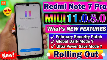 Redmi Note 7 Pro New MIUI 11.0.8.0 Stable Update Rolling Out | What