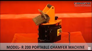 Portable Chamfer Machine (Model - R 200) - Bhavya Machine Tools