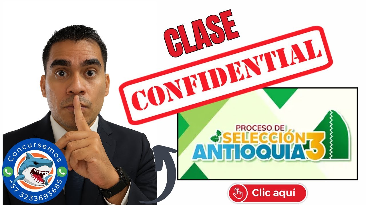 Clase Confidencial para los concursos de méritos