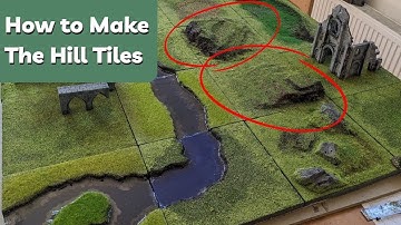How I built a Modular Gaming Board - Part 3: Hill Tiles | Terrain Scenery Tutorial