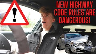 Driving with the NEW HIGHWAY CODE RULES (DANGEROUS!!!)