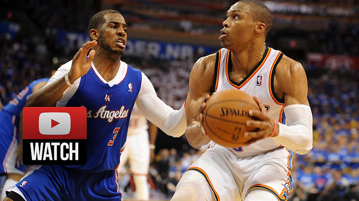 Chris Paul vs Russell Westbrook Full Duel Highlights 2014 West Semis G1 - Clippers at Thunder