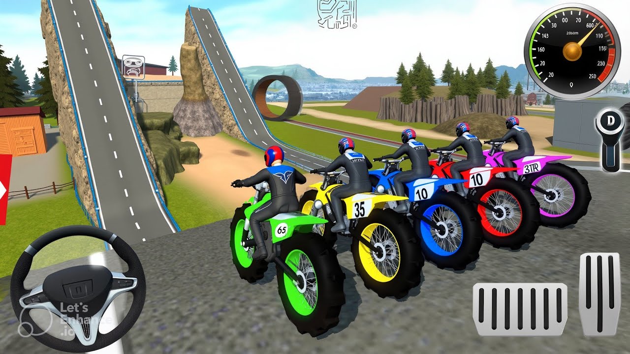 Impossible Bike Stunts Driving - Dirt Bikes Racing Simulator 2025 For Android IOS Mud gameplay [FHD]