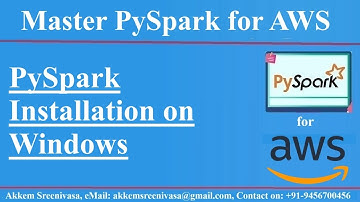 PySpark Installation on Windows, PySpark for AWS, PySpark for Amazon Webservices, aws, amazon webser