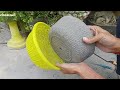 HOW TO MAKE BEAUTIFUL CEMENT POT