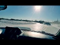 Moscow river ice drifting