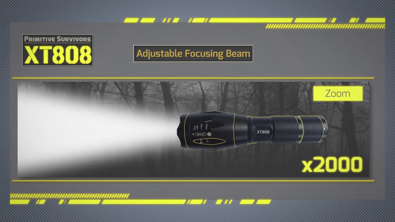 Tactical Flashlight As Seen On Tv Tactical XT808 Flashlight 800