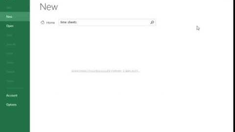 621 Creating a Workbook based on template in Excel