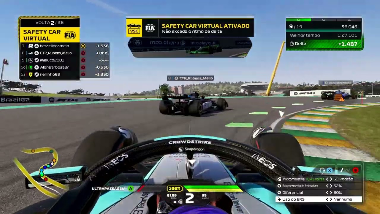 Batida Gp Brasil F1 24