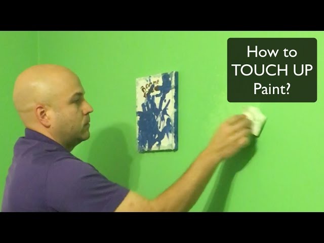 How to TOUCH UP PAINT? 