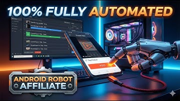 INSANE! We Built an ANDROID ROBOT to Upload Shopee Videos 24/7 (Fully Automated Income) 🤖💸