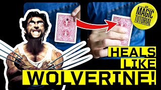 Instantly Heal a REAL Hole in a Playing Card - Tutorial