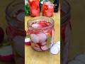 مخلل الفجل الاحمر لاول مرة على يوتيوب Radish Pickles Easy And Healthy 
