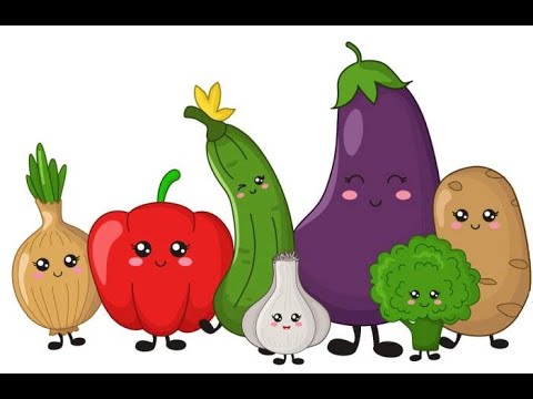 Овощи. Азербайджанский язык для детей.