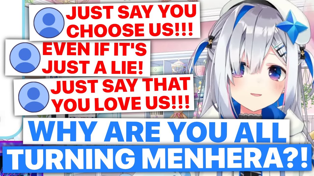 Kanata's Chat Turns Into Menhera (Amane Kanata / Hololive) [Eng Subs]