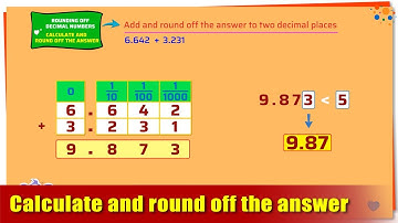G5 - Module 3- Exercise 5 - Calculate and round off the answer | Appu Series | Grade 5 Math Learning