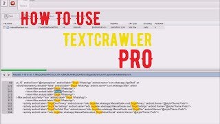 [TUTORIAL] HOW TO USE TextCrawler PRO screenshot 2